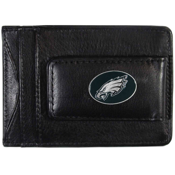 Philadelphia Eagles Leather Cash & Cardholder (SSKG) - 757 Sports Collectibles