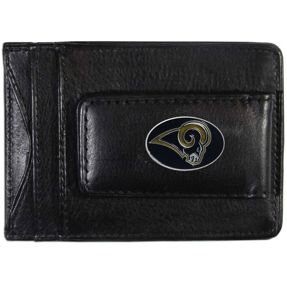 St. Louis Rams Leather Cash & Cardholder (SSKG) - 757 Sports Collectibles