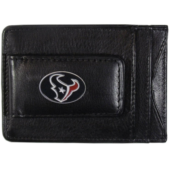 Houston Texans Leather Cash & Cardholder (SSKG) - 757 Sports Collectibles