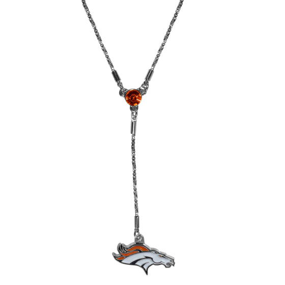 Denver Broncos Lariat Necklace (SSKG) - 757 Sports Collectibles