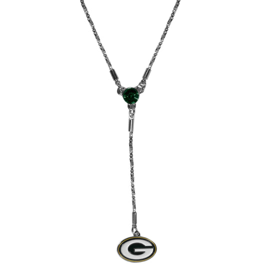 Green Bay Packers Lariat Necklace (SSKG) - 757 Sports Collectibles