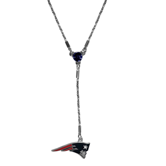 New England Patriots Lariat Necklace (SSKG) - 757 Sports Collectibles