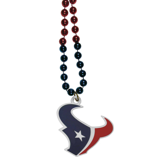 Houston Texans Mardi Gras Necklace (SSKG) - 757 Sports Collectibles