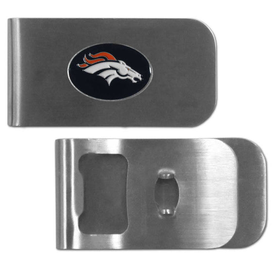 Denver Broncos Bottle Opener Money Clip (SSKG) - 757 Sports Collectibles