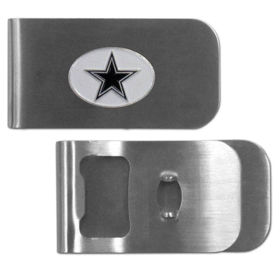 Dallas Cowboys Bottle Opener Money Clip (SSKG) - 757 Sports Collectibles