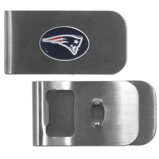 New England Patriots Bottle Opener Money Clip (SSKG) - 757 Sports Collectibles