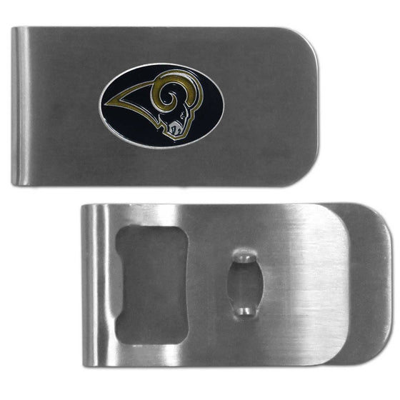 St. Louis Rams Bottle Opener Money Clip (SSKG) - 757 Sports Collectibles