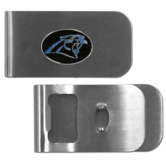 Carolina Panthers Bottle Opener Money Clip (SSKG) - 757 Sports Collectibles