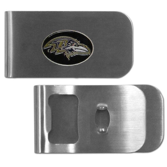 Baltimore Ravens Bottle Opener Money Clip (SSKG) - 757 Sports Collectibles