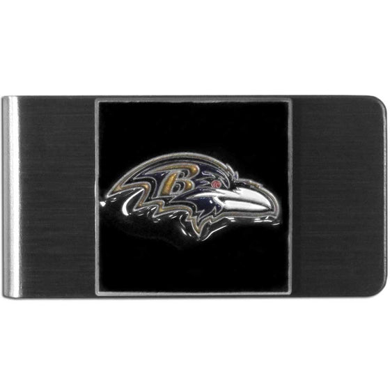 Baltimore Ravens Steel Money Clip (SSKG) - 757 Sports Collectibles