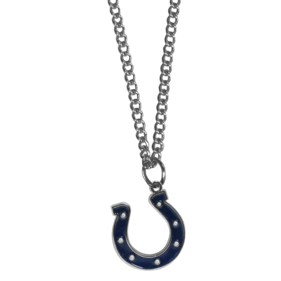 Indianapolis Colts Chain Necklace with Small Charm (SSKG) - 757 Sports Collectibles