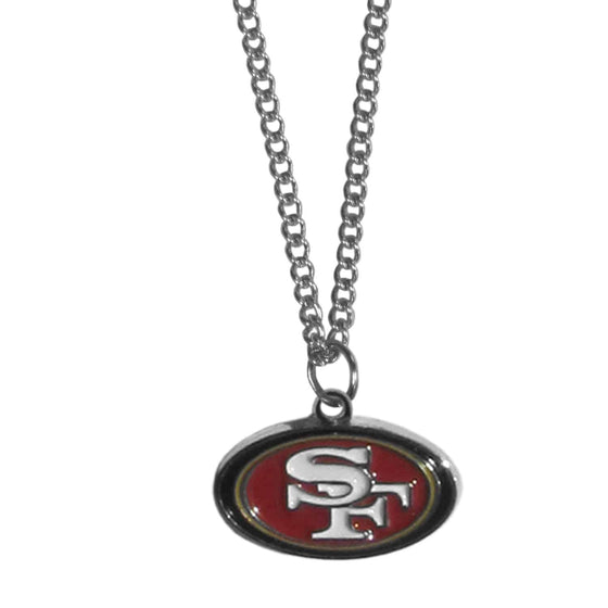 San Francisco 49ers Chain Necklace with Small Charm (SSKG) - 757 Sports Collectibles