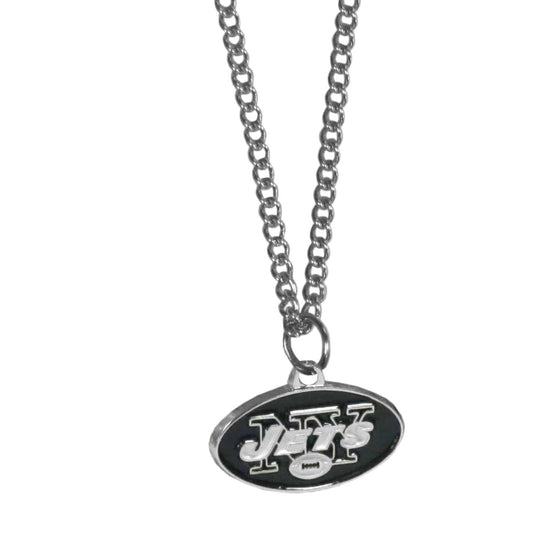 New York Jets Chain Necklace with Small Charm (SSKG) - 757 Sports Collectibles