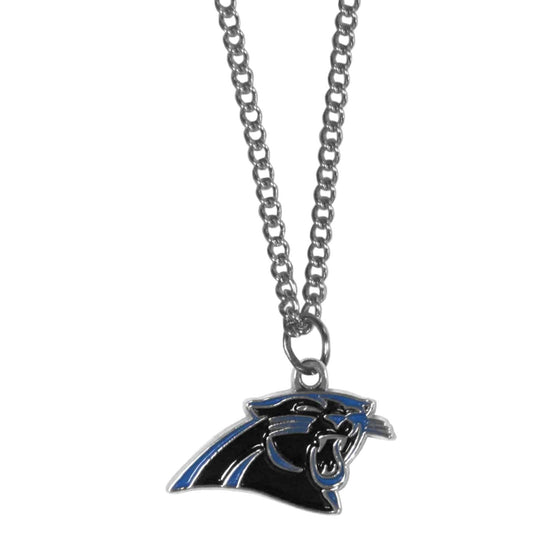 Carolina Panthers Chain Necklace with Small Charm (SSKG) - 757 Sports Collectibles