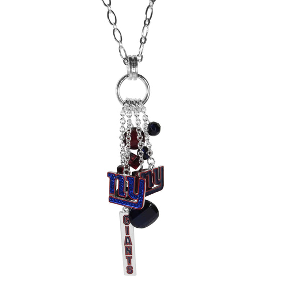New York Giants Cluster Necklace (SSKG) - 757 Sports Collectibles