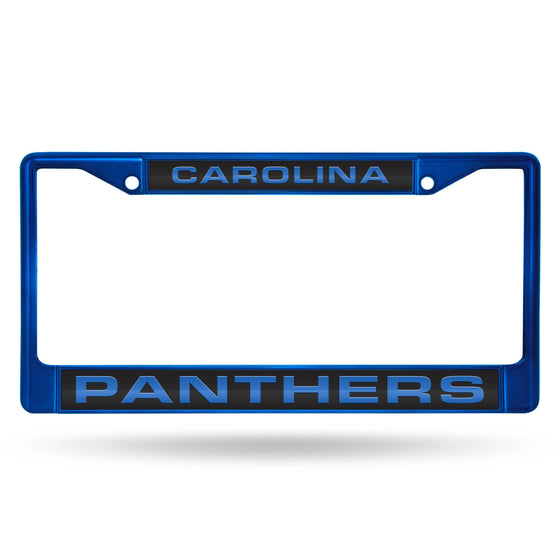 Carolina PANTHERS LASER  CHROME FRAME (Rico) - 757 Sports Collectibles