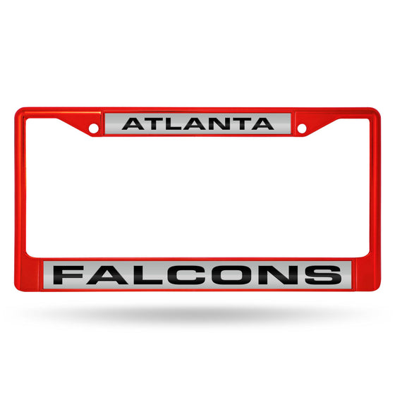 Atlanta FALCONS LASER  CHROME FRAME (Rico) - 757 Sports Collectibles