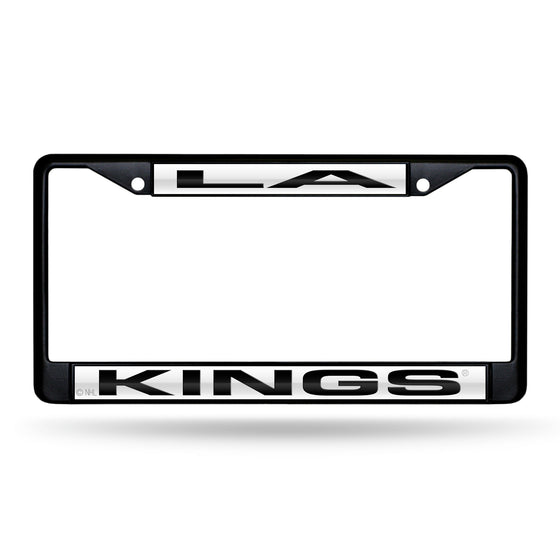 LA Kings Black Laser Colored Chrome Frame