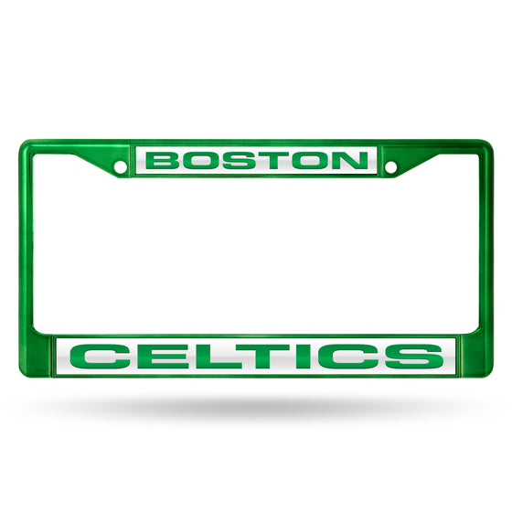 Celtics Green Laser Colored Chrome Frame