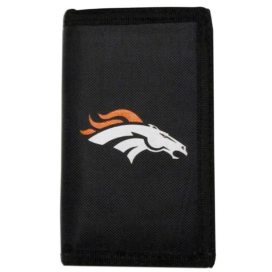 Denver Broncos Velcro Tri-fold Wallet (SSKG) - 757 Sports Collectibles