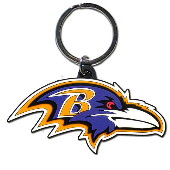 Baltimore Ravens Flex Key Chain (SSKG) - 757 Sports Collectibles