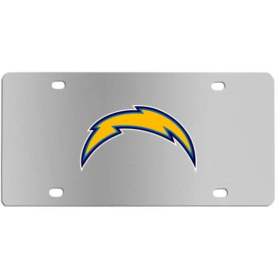 Los Angeles Chargers Steel License Plate Wall Plaque (SSKG) - 757 Sports Collectibles