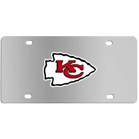 Kansas City Chiefs Steel License Plate Wall Plaque (SSKG) - 757 Sports Collectibles