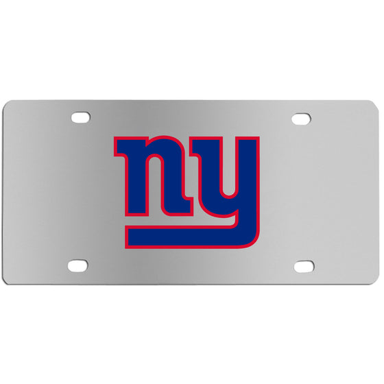 New York Giants Steel License Plate Wall Plaque (SSKG) - 757 Sports Collectibles