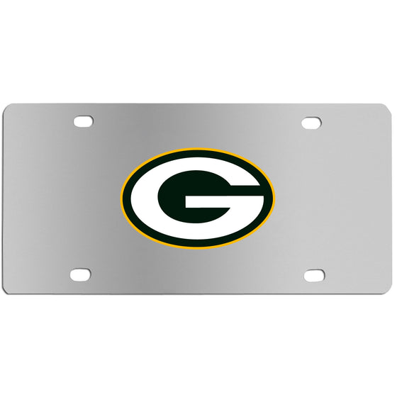 Green Bay Packers Steel License Plate Wall Plaque (SSKG) - 757 Sports Collectibles