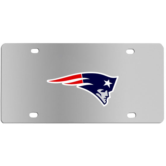 New England Patriots Steel License Plate Wall Plaque (SSKG) - 757 Sports Collectibles