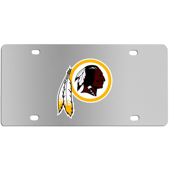 Washington Redskins Steel License Plate Wall Plaque (SSKG) - 757 Sports Collectibles