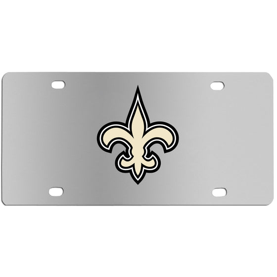 New Orleans Saints Steel License Plate Wall Plaque (SSKG) - 757 Sports Collectibles