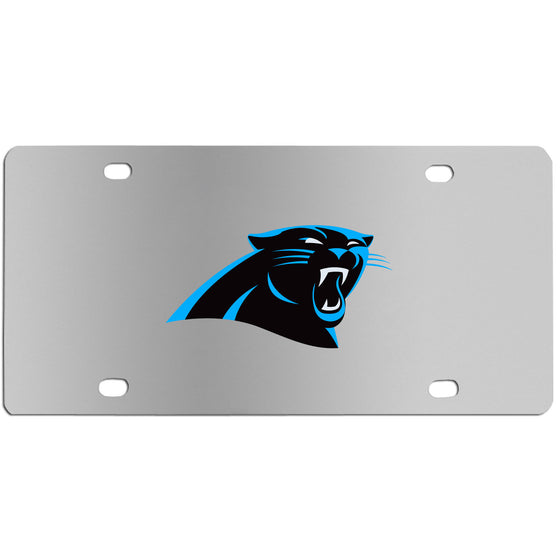 Carolina Panthers Steel License Plate Wall Plaque (SSKG) - 757 Sports Collectibles