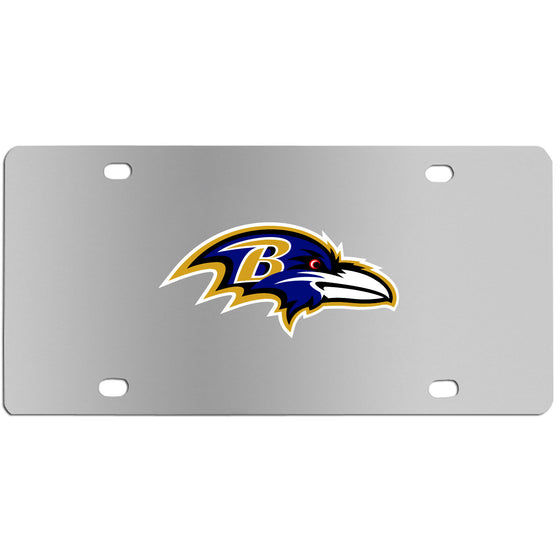 Baltimore Ravens Steel License Plate Wall Plaque (SSKG) - 757 Sports Collectibles