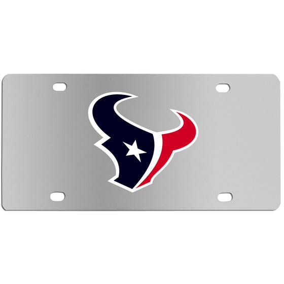 Houston Texans Steel License Plate Wall Plaque (SSKG) - 757 Sports Collectibles