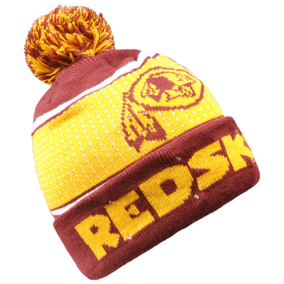 Washington Redskins Big Logo Full Knit Light Up Beanie