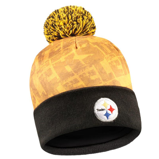 Pittsburgh Steelers Team Logo Light Up Printed Beanie