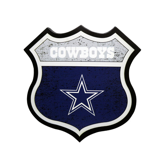 Dallas Cowboys 13" Vintage Metal Wall Sign