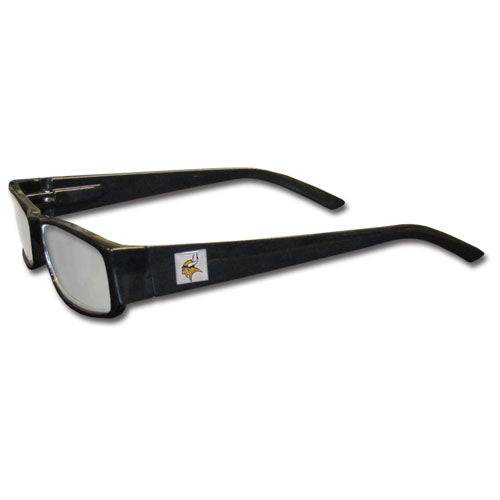 Minnesota Vikings Black Reading Glasses +2.25 (SSKG) - 757 Sports Collectibles