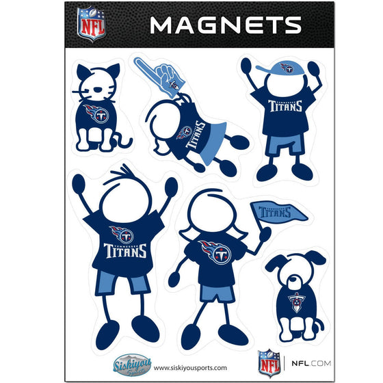 Tennessee Titans Family Magnet Set (SSKG) - 757 Sports Collectibles