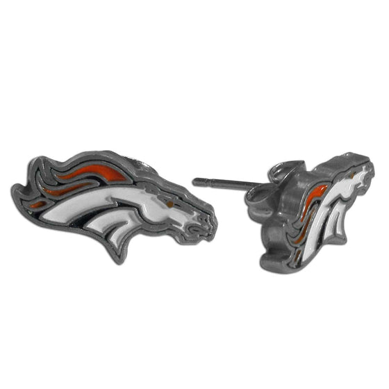 Denver Broncos Stud Earrings (SSKG) - 757 Sports Collectibles