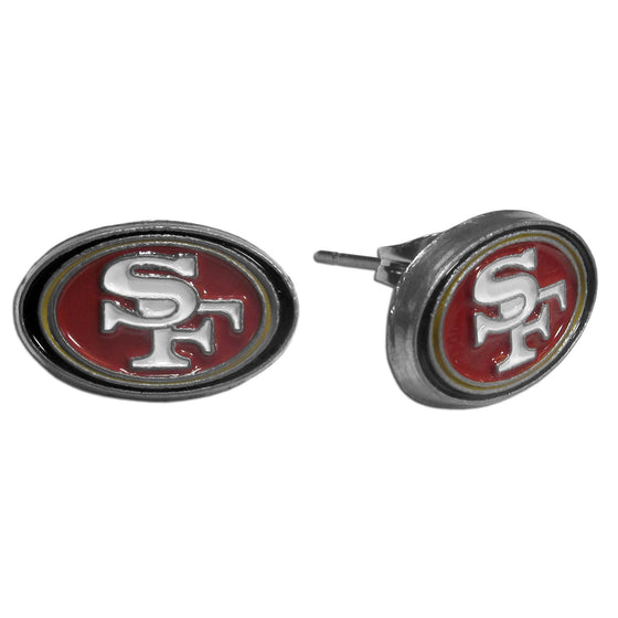 San Francisco 49ers Stud Earrings (SSKG) - 757 Sports Collectibles