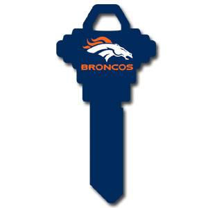 Schlage NFL Key - Denver Broncos (SSKG) - 757 Sports Collectibles