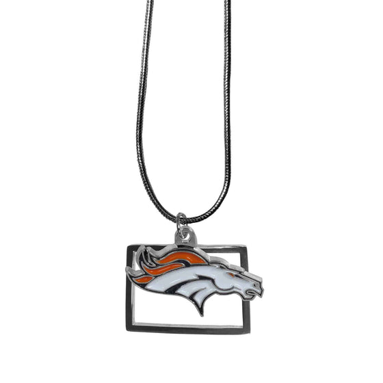 Denver Broncos State Charm Necklace (SSKG) - 757 Sports Collectibles