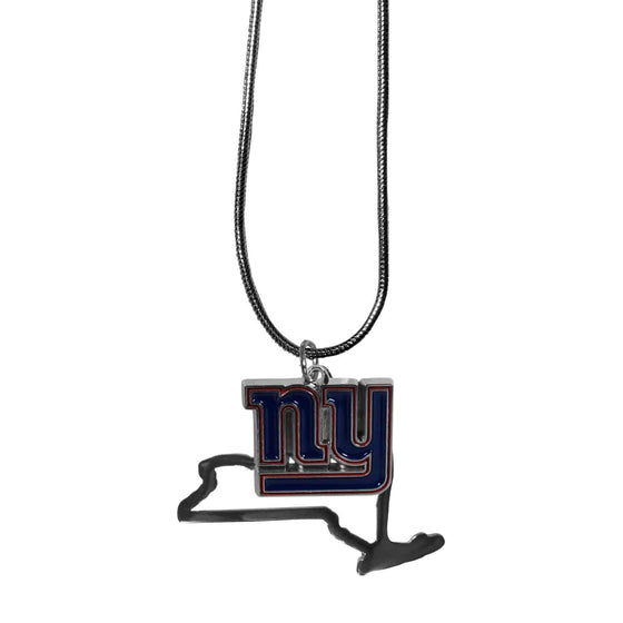 New York Giants State Charm Necklace (SSKG) - 757 Sports Collectibles