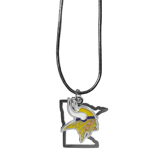 Minnesota Vikings State Charm Necklace (SSKG) - 757 Sports Collectibles