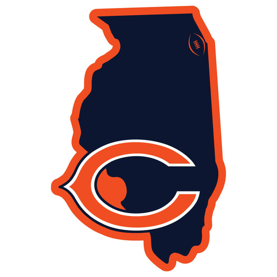 Chicago Bears Home State 11 Inch Magnet (SSKG) - 757 Sports Collectibles