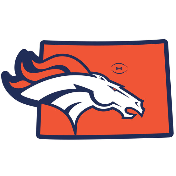 Denver Broncos Home State 11 Inch Magnet (SSKG) - 757 Sports Collectibles