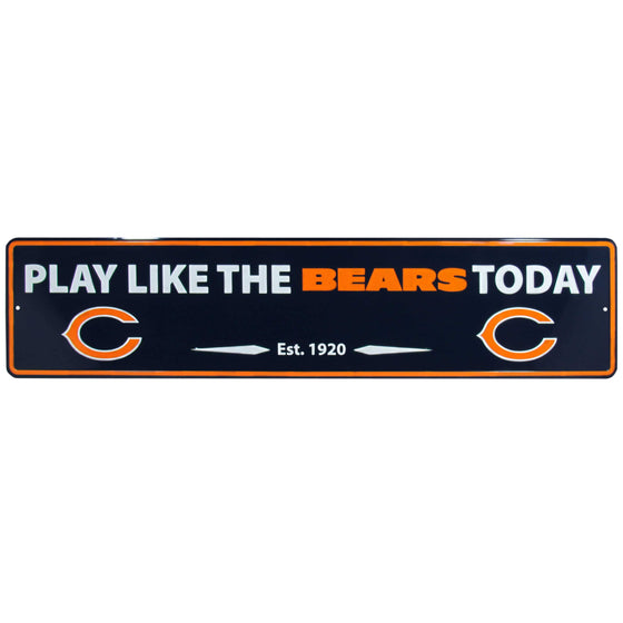 Chicago Bears Street Sign Wall Plaque (SSKG) - 757 Sports Collectibles