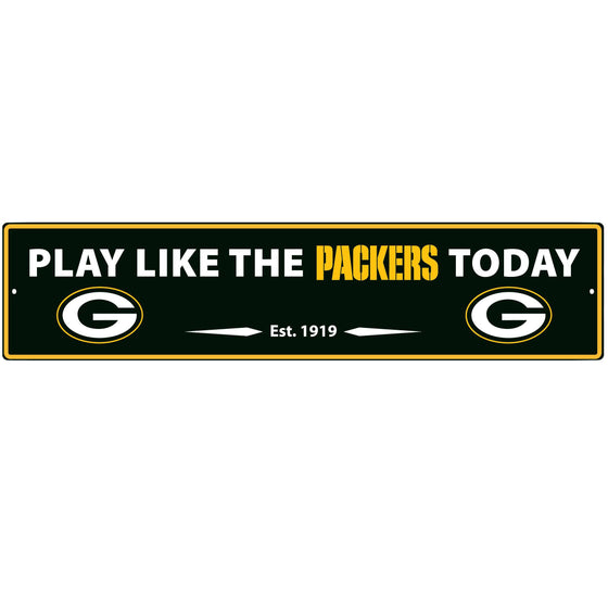 Green Bay Packers Street Sign Wall Plaque (SSKG) - 757 Sports Collectibles